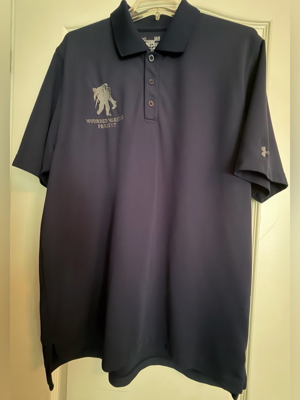 UNDER ARMOUR WOUNDED WARRIOR POLO
EXCELLENT CONDITION!
SIZE LARGE